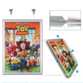 Aluminum clip frame,ceiling hanging double sided poster frames 22*28